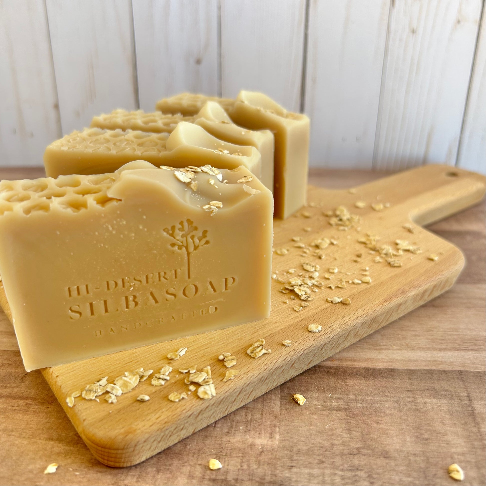 Honey Oatmeal Soap - with local raw honey, unscented