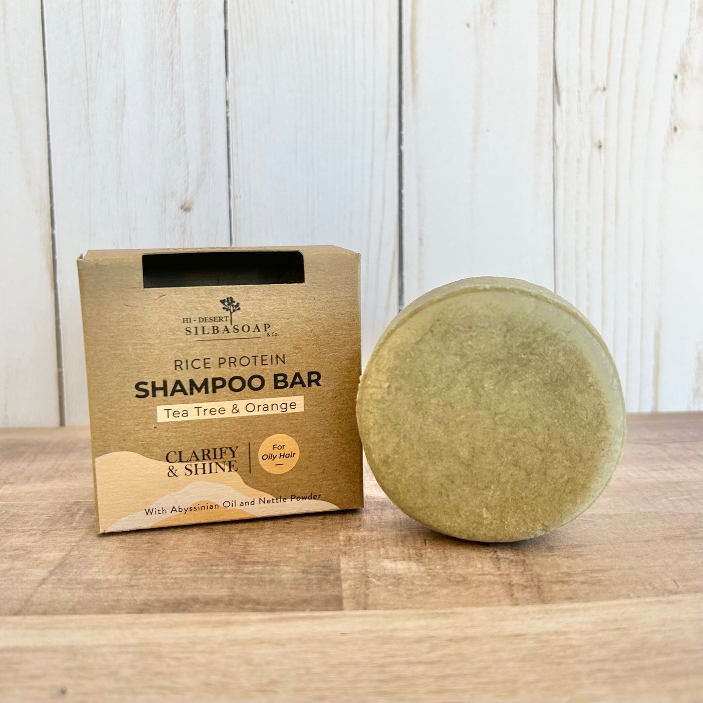 Shampoo bar for oily hair with box.